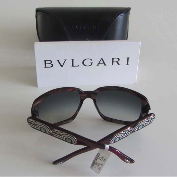 Limited Edition BVLGARI Oversized Sunglasses 8038B - Picture 7 of 7